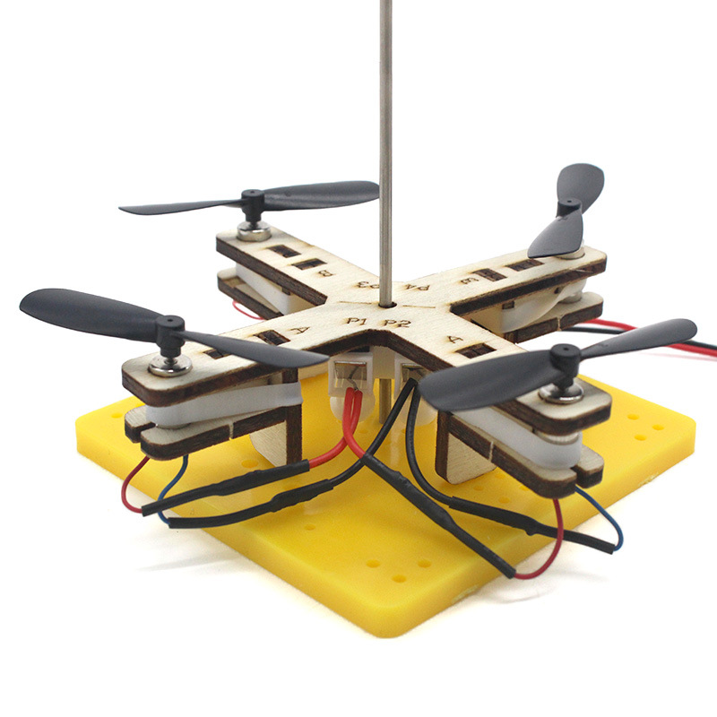 Kids Toys Helicopter - Funy DIY Drone Model Kids Science