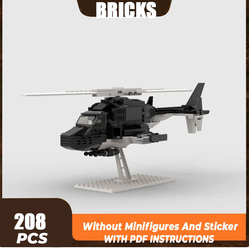 Kids Toys Helicopter - Military Series YcMoc Building Blocks Special