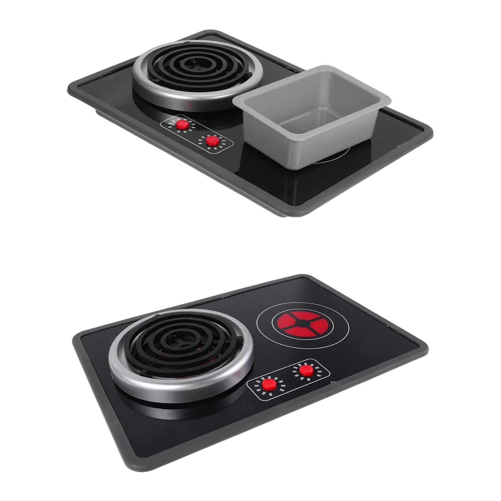 Kids Kitchen Toy Stove Toy wit - Kids Quiet Toys recension och pris