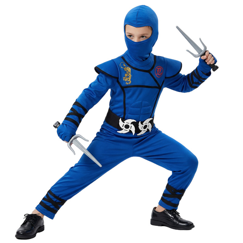Black and Blue Ninja Costume f - Kids Toys Set recension och pris