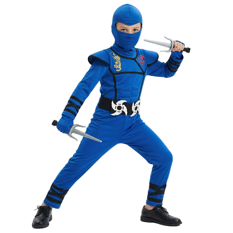 Black and Blue Ninja Costume f - Kids Toys Set recension och pris