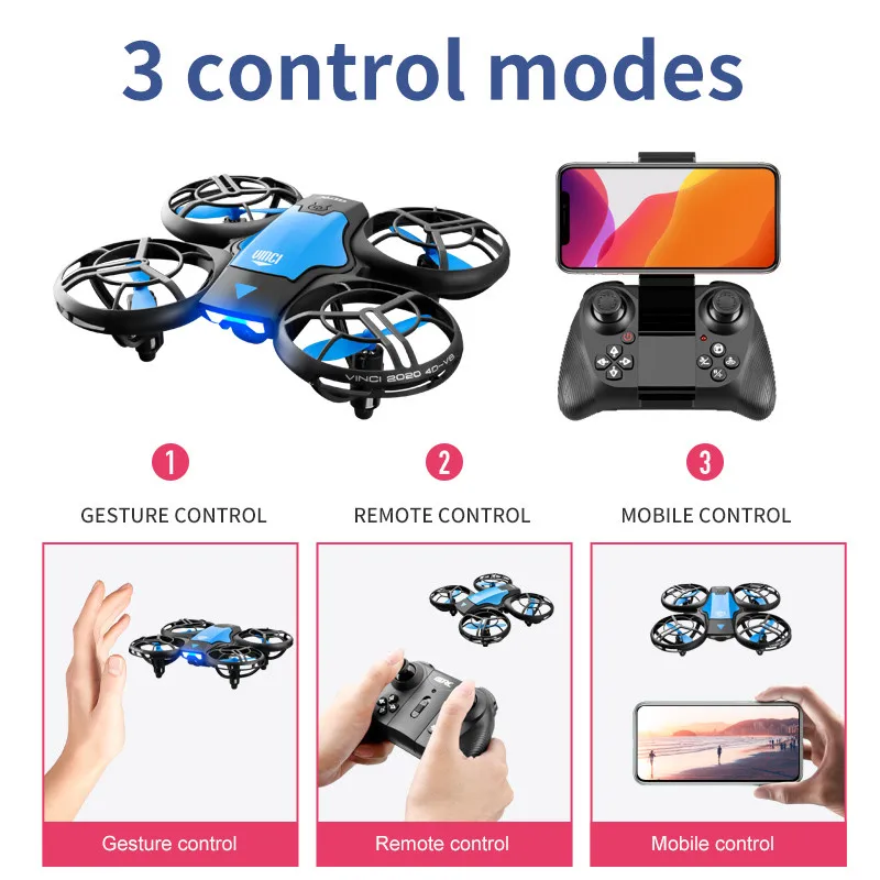 V8 New Mini Drone 4K Professio - Kids Toys Helicopter recension och pris