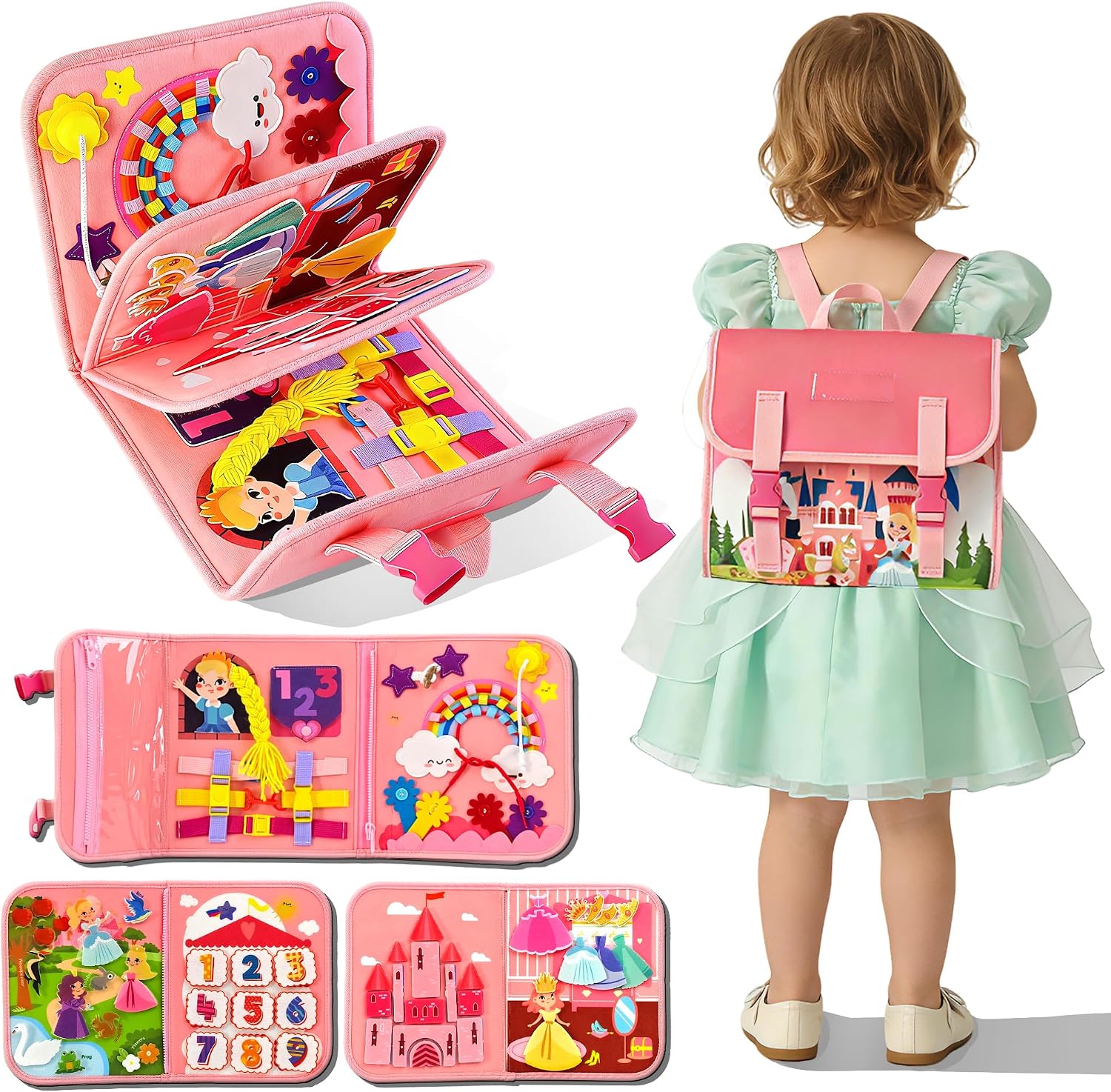 Fun Princess Castle Activity B - Kids Quiet Toys recension och pris