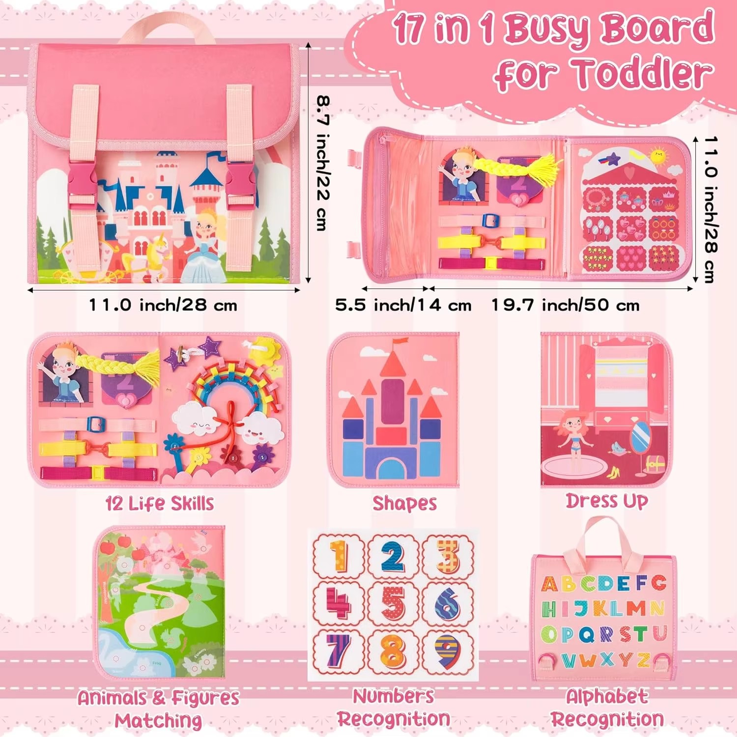 Fun Princess Castle Activity B - Kids Quiet Toys recension och pris