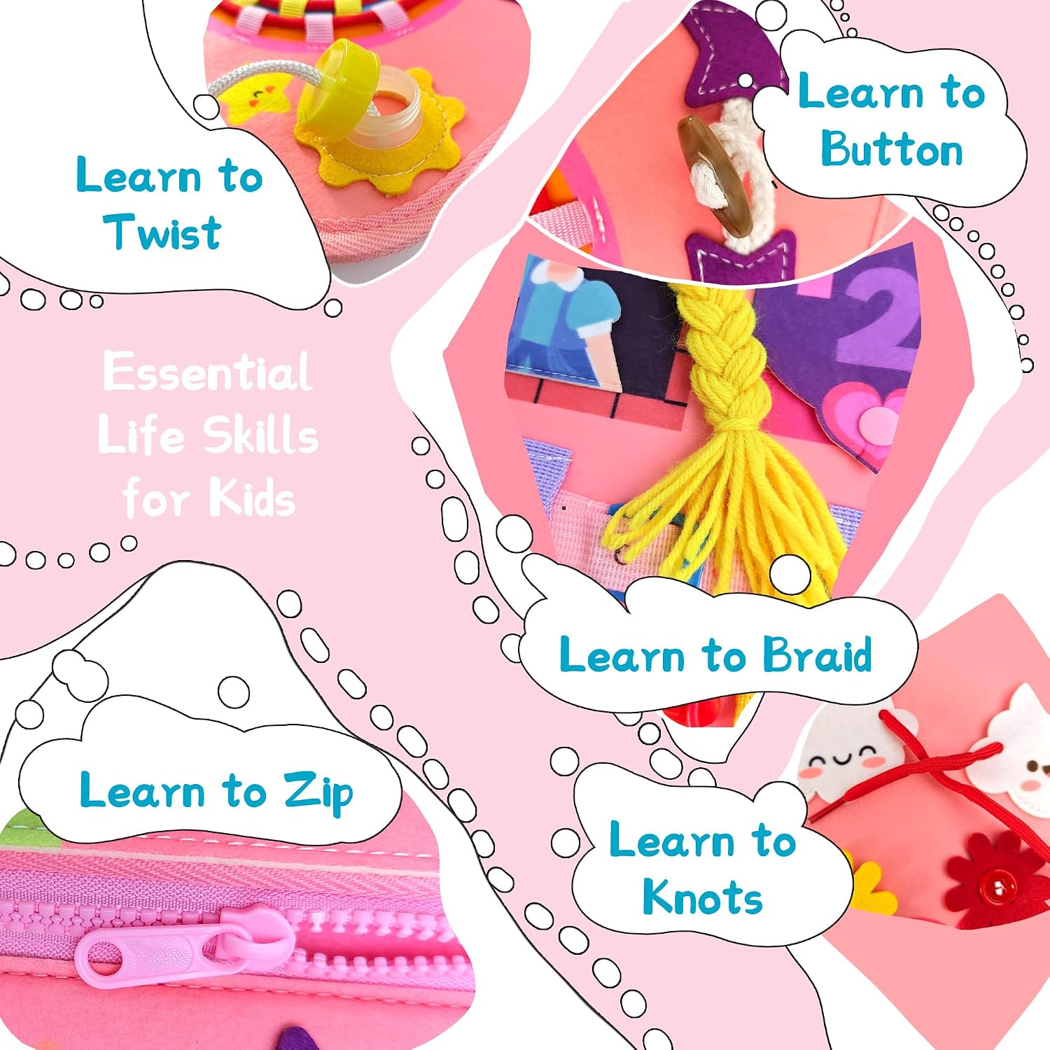 Fun Princess Castle Activity B - Kids Quiet Toys recension och pris