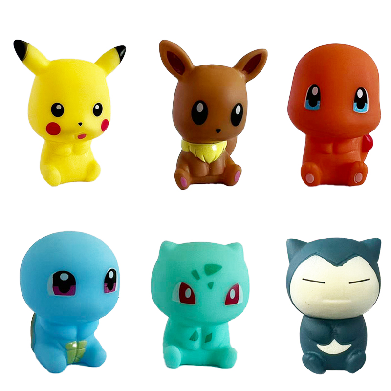 6Pcs Pokemon Bath Toys Pikachu - Kids Toys Under 100 recension och pris