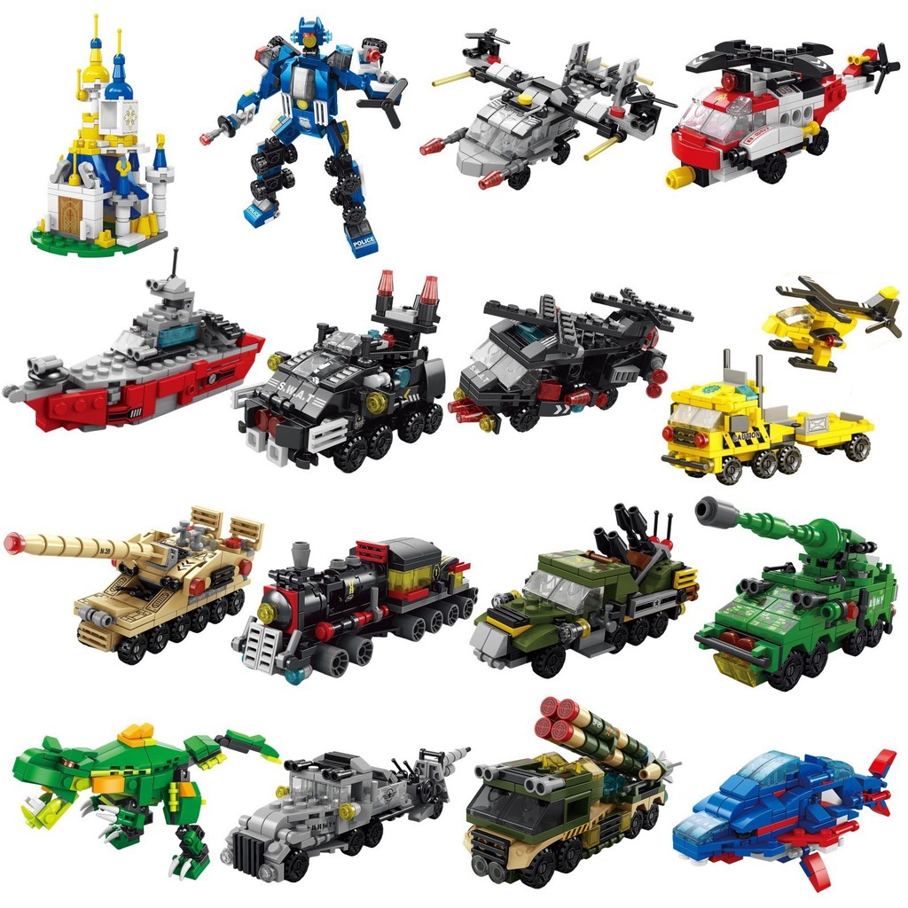 6 IN 1 City Engineering Car Po - Kids Toys Helicopter recension och pris