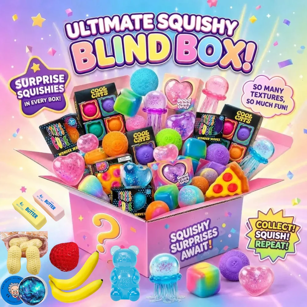 Squishy Mystery Box , Slow Ris - Kids Toys Set recension och pris