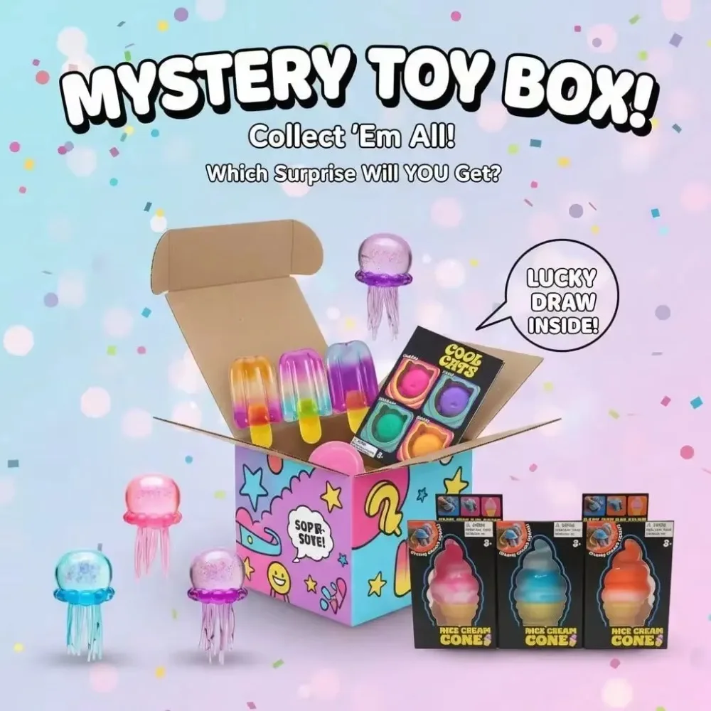 Squishy Mystery Box , Slow Ris - Kids Toys Set recension och pris