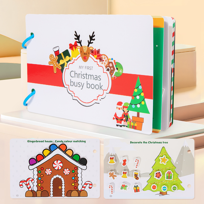 Montessori Baby Busy Book Hall - Kids Quiet Toys recension och pris