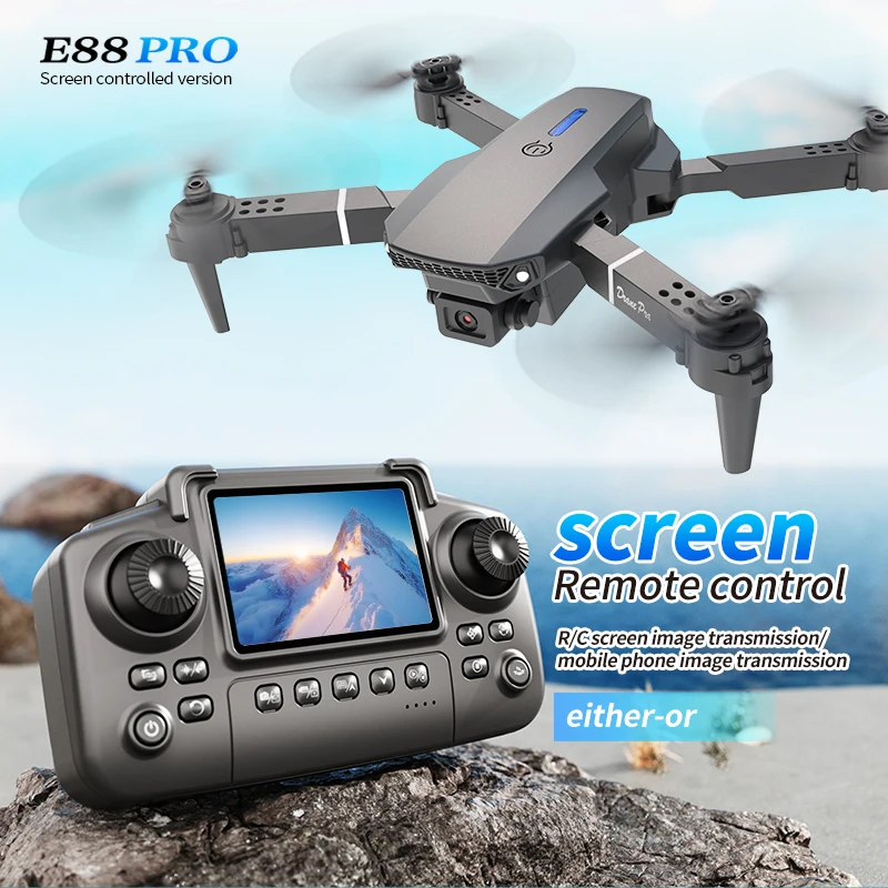 Professional E88 PRO Drone wit - Kids Toys Helicopter recension och pris