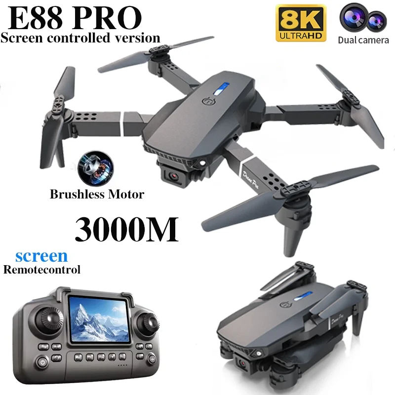 Professional E88 PRO Drone wit - Kids Toys Helicopter recension och pris