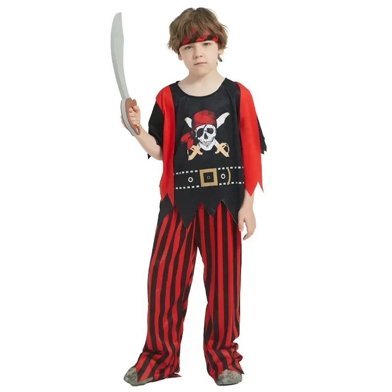Kids Pirate Skull Dress Up Cos - Kids Toys Set recension och pris