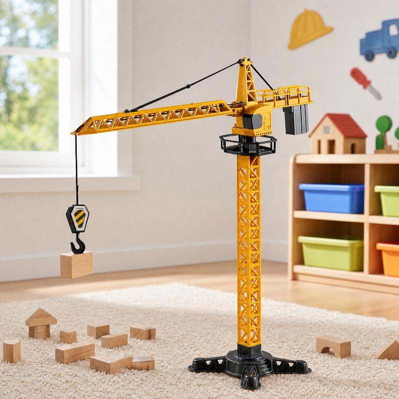 Tower Crane Toy Simulated Cons - Kids Toys And Games recension och pris