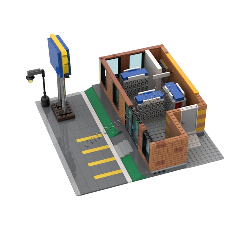 717PCS MOC City Street Views M - Kids Toys Rental recension och pris
