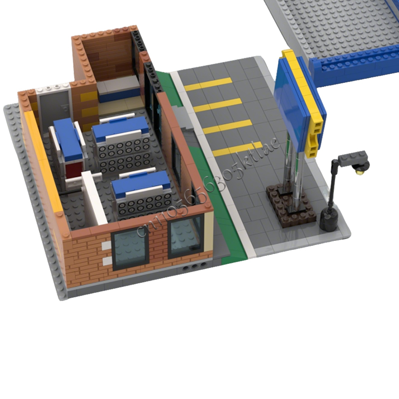 717PCS MOC City Street Views M - Kids Toys Rental recension och pris