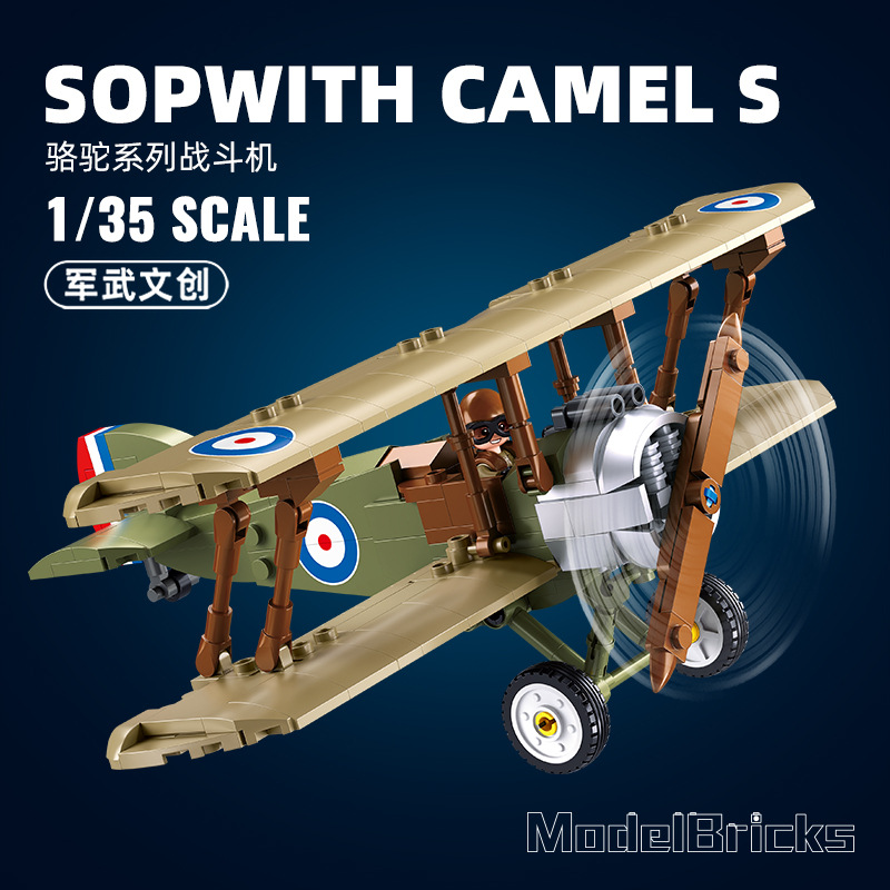 WW1 UK F. 1 Biplane Sopwith Ca - Kids Toys Uk recension och pris