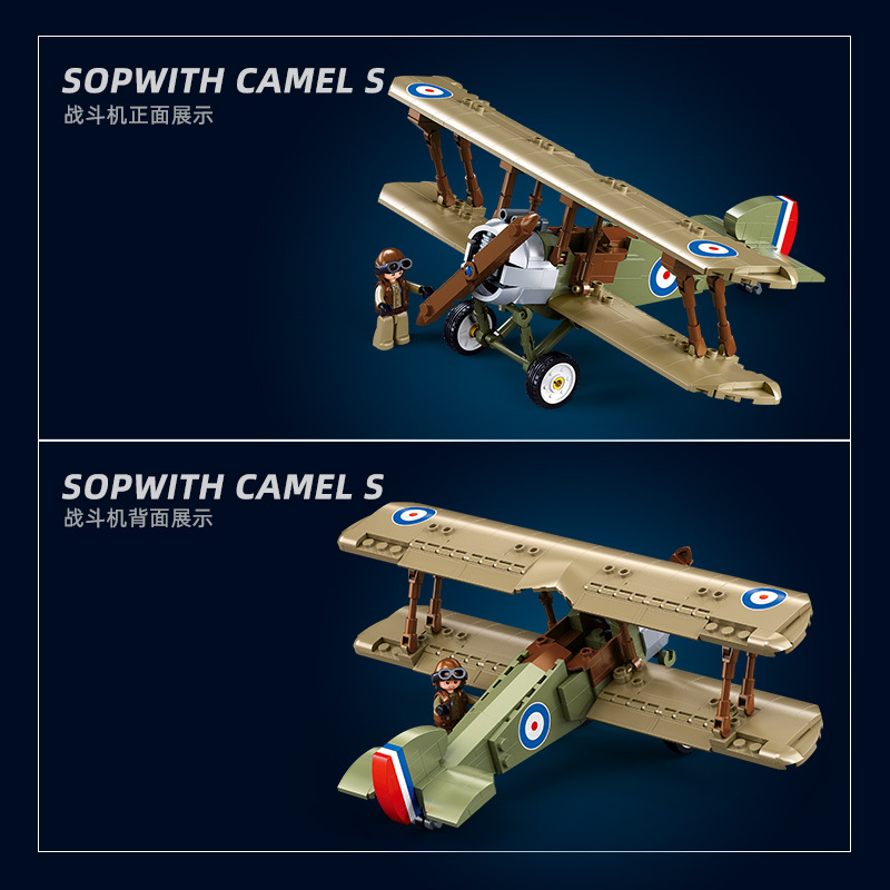 WW1 UK F. 1 Biplane Sopwith Ca - Kids Toys Uk recension och pris