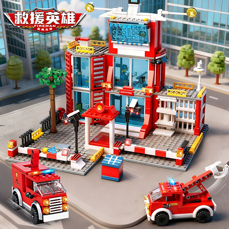 City Police Station Building B - Kids Toys Helicopter recension och pris