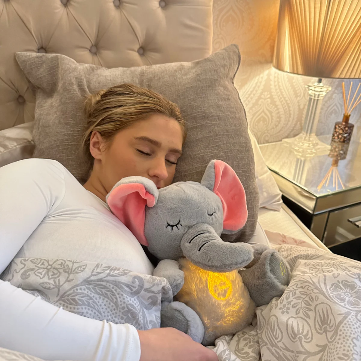 4 Modes Baby Breathing Soothin - Kids Toys Elephant recension och pris