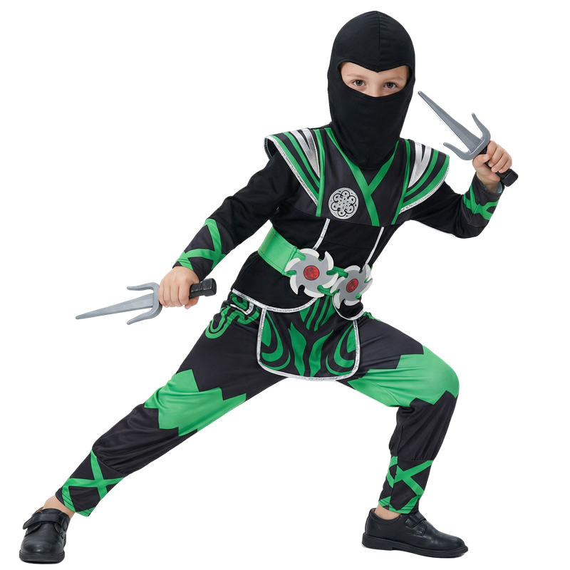 Green Ninja Costume for Kids w - Kids Toys Set recension och pris