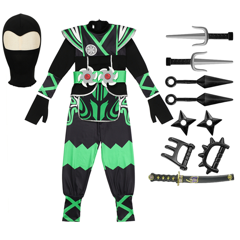 Green Ninja Costume for Kids w - Kids Toys Set recension och pris