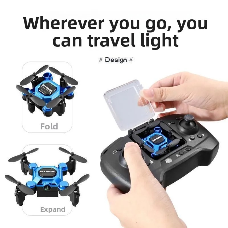 Mini Folding Mosquito Drone wi - Kids Toys Helicopter recension och pris