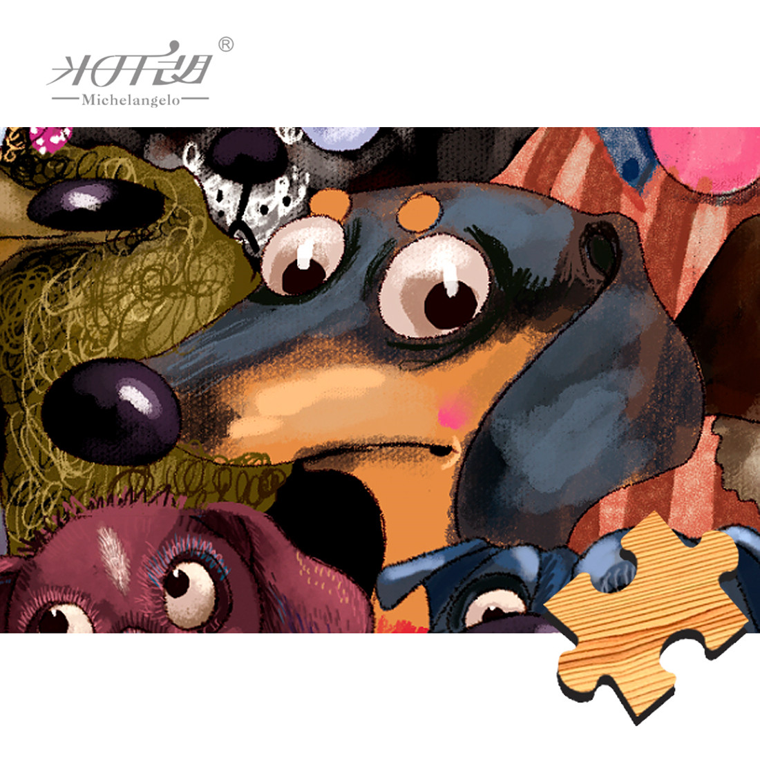Michelangelo Wooden Jigsaw Puz - Kids Toys Under 1000 recension och pris