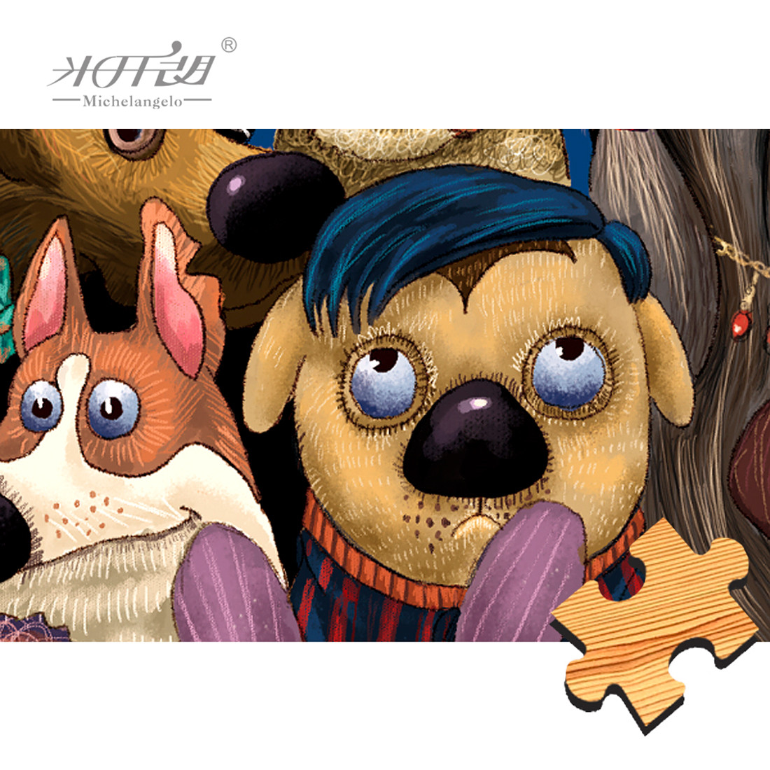 Michelangelo Wooden Jigsaw Puz - Kids Toys Under 1000 recension och pris