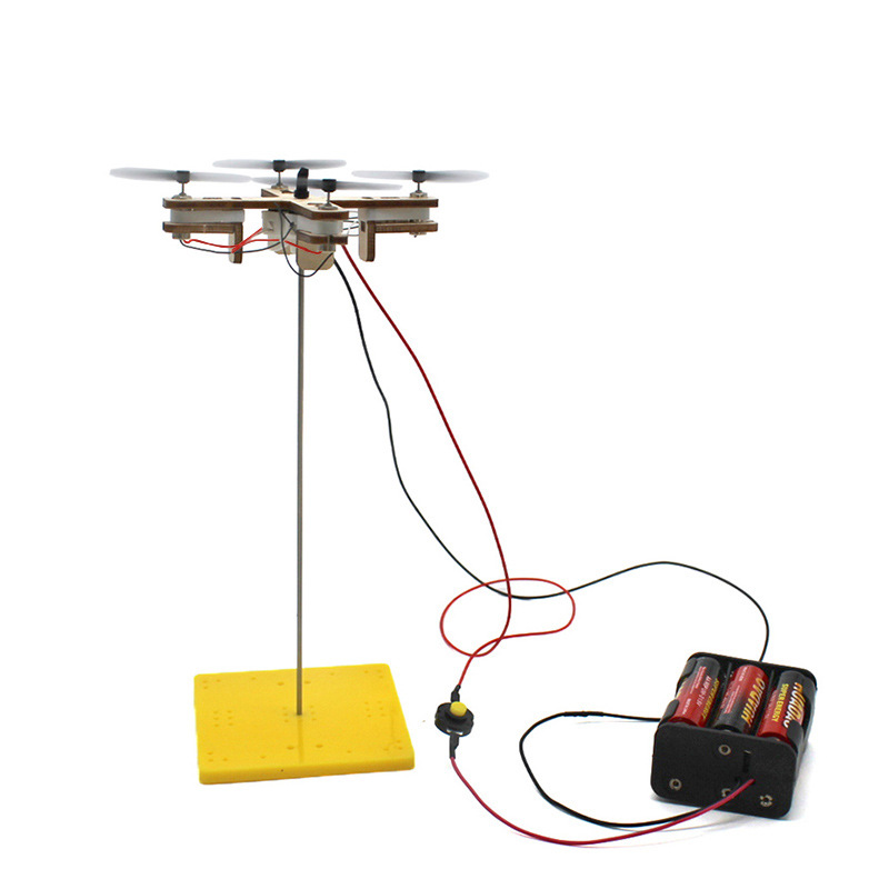 Funny DIY Drone Model Kids Sci - Kids Toys Helicopter recension och pris