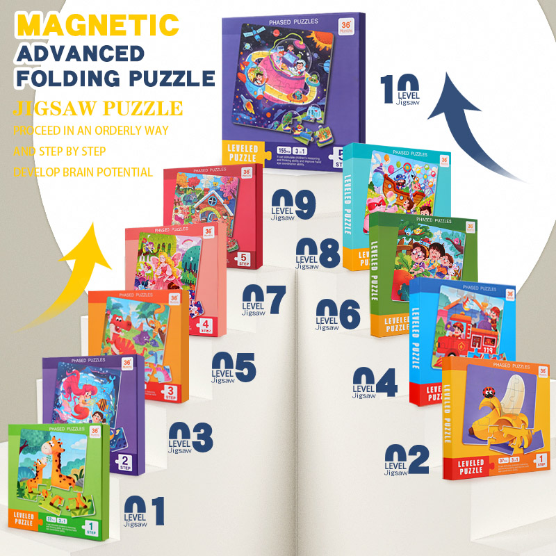 Kids Magnetic Wooden Puzzle Ca - Kids Quiet Toys recension och pris