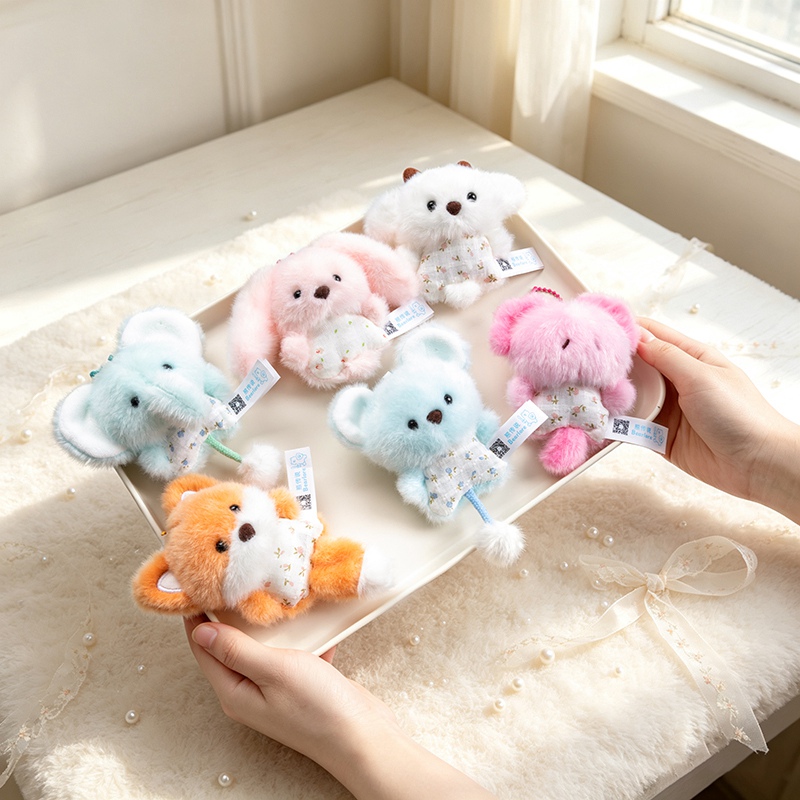 9-11cm Mini Animal Plush Penda - Kids Toys Elephant recension och pris