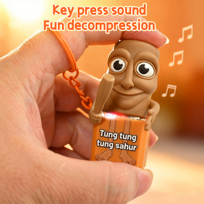 Tung tung tung Sahur Keychain  - Kids Quiet Toys recension och pris