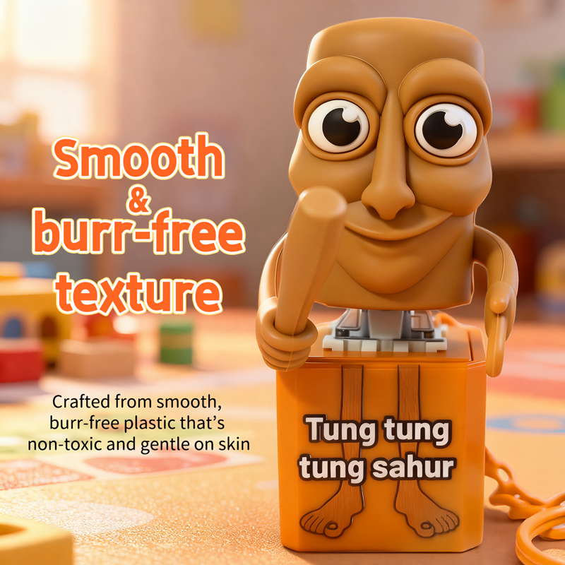 Tung tung tung Sahur Keychain  - Kids Quiet Toys recension och pris