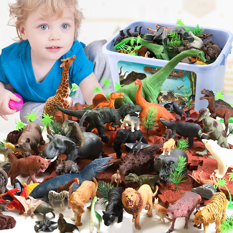 44Pcs Jurassic Dinosaurs Set S - Kids Toys Under 100 recension och pris