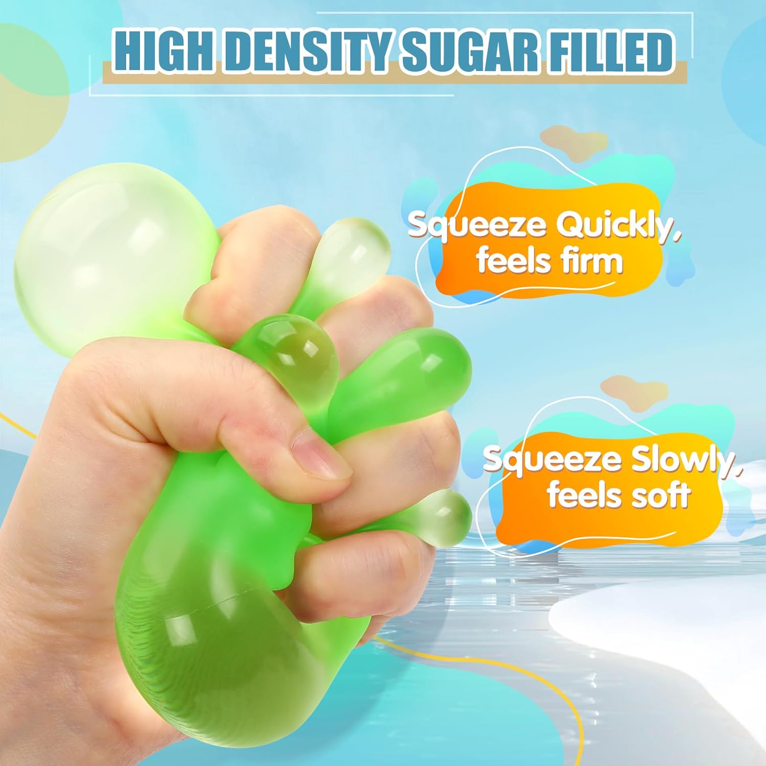 Stress Cube Squishy Fidget Toy - Kids Quiet Toys recension och pris