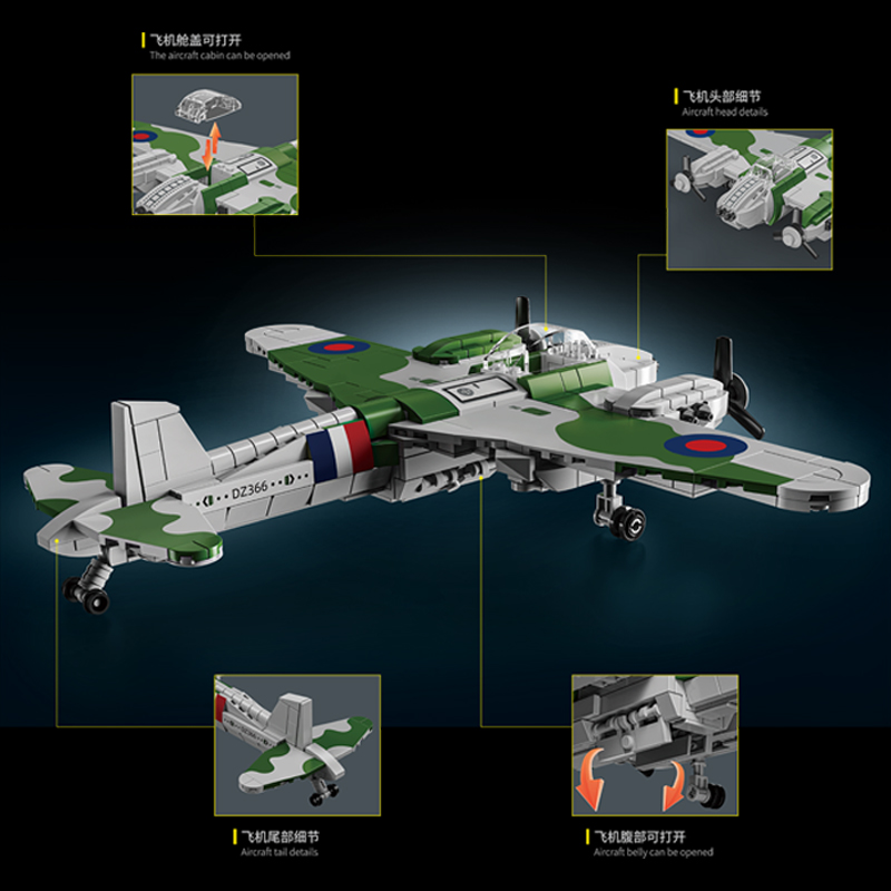UK Military WW2 De Havilland M - Kids Toys Uk recension och pris