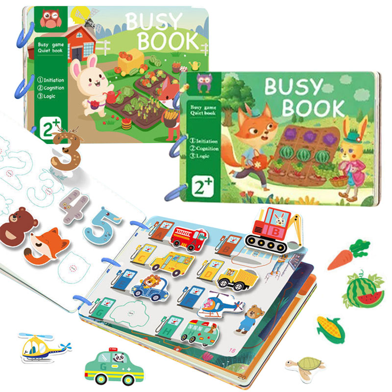 Montessori Baby Quiet Book Toy - Kids Quiet Toys recension och pris