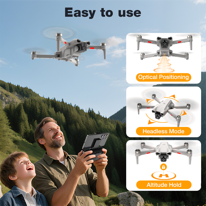 NEW Hot L017 Pro Drone Brushle - Kids Toys Helicopter recension och pris