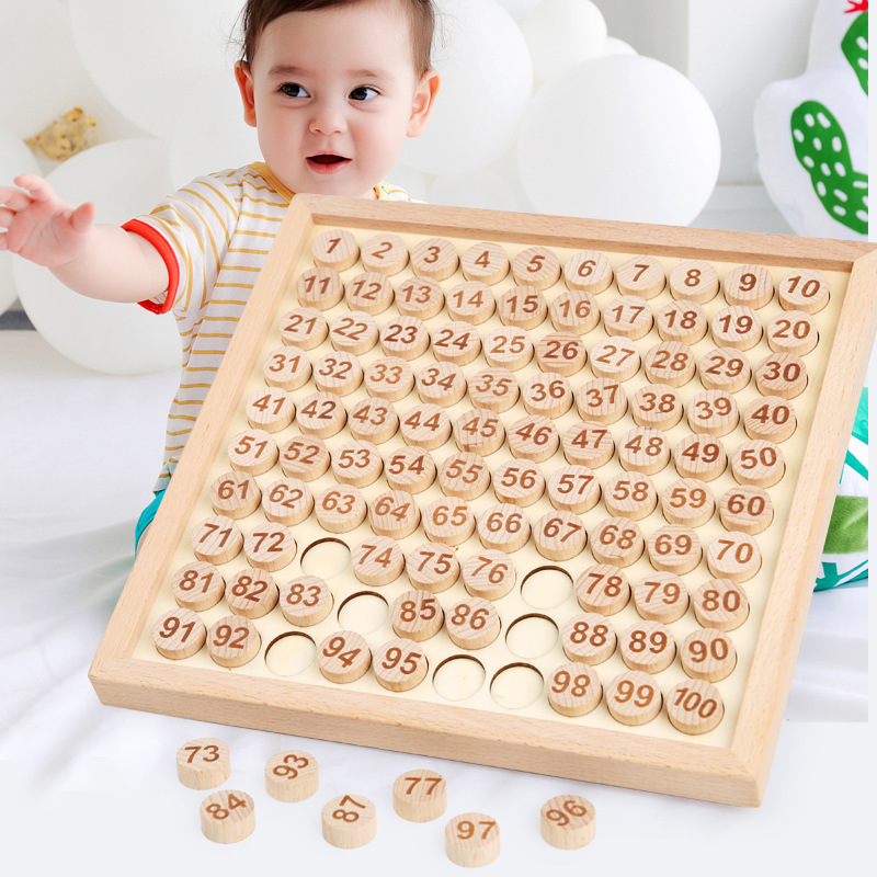 100 Counting Board Montessori  - Kids Toys Under 100 recension och pris