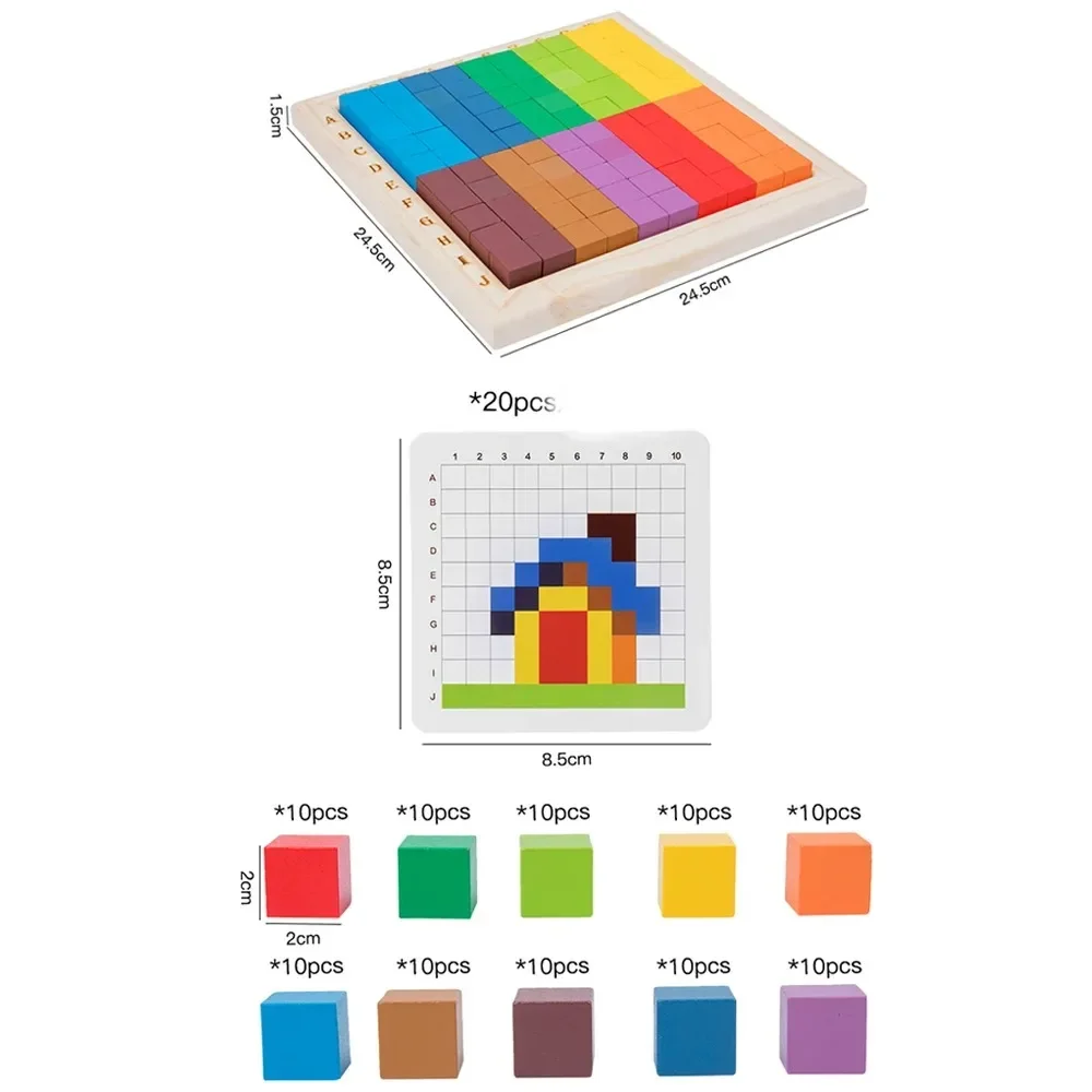 Montessori Color Counting Buil - Kids Toys Under 100 recension och pris
