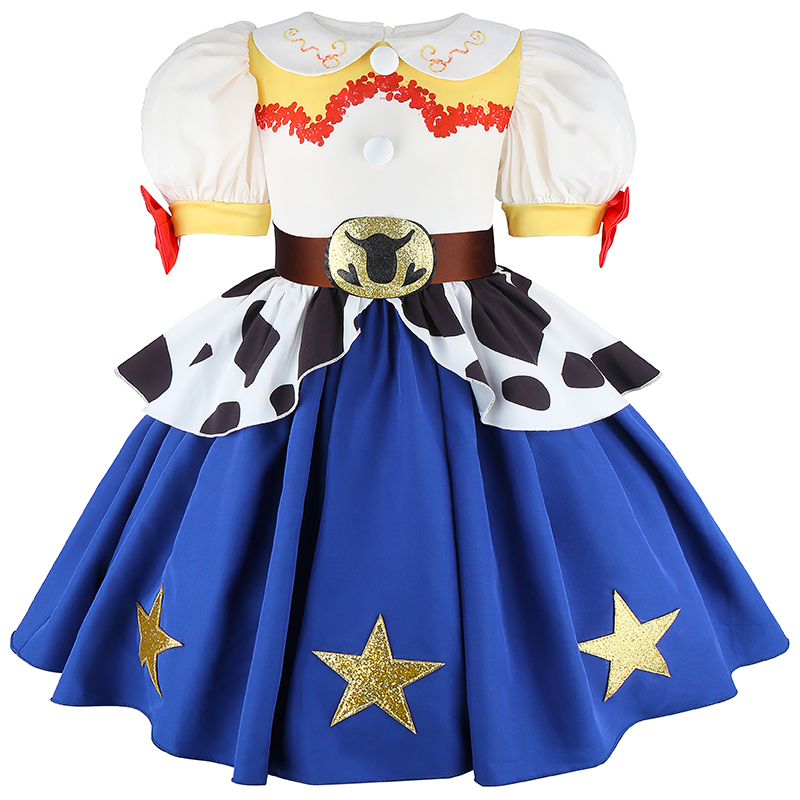 2026 New Girls Cow Spot Dress  - Kids Toys Set recension och pris