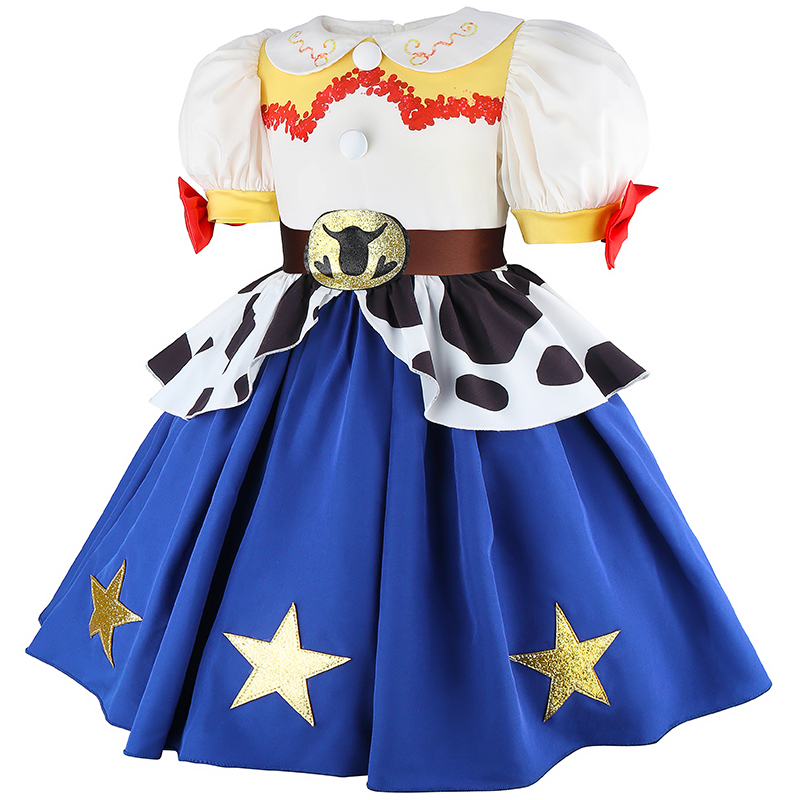 2026 New Girls Cow Spot Dress  - Kids Toys Set recension och pris
